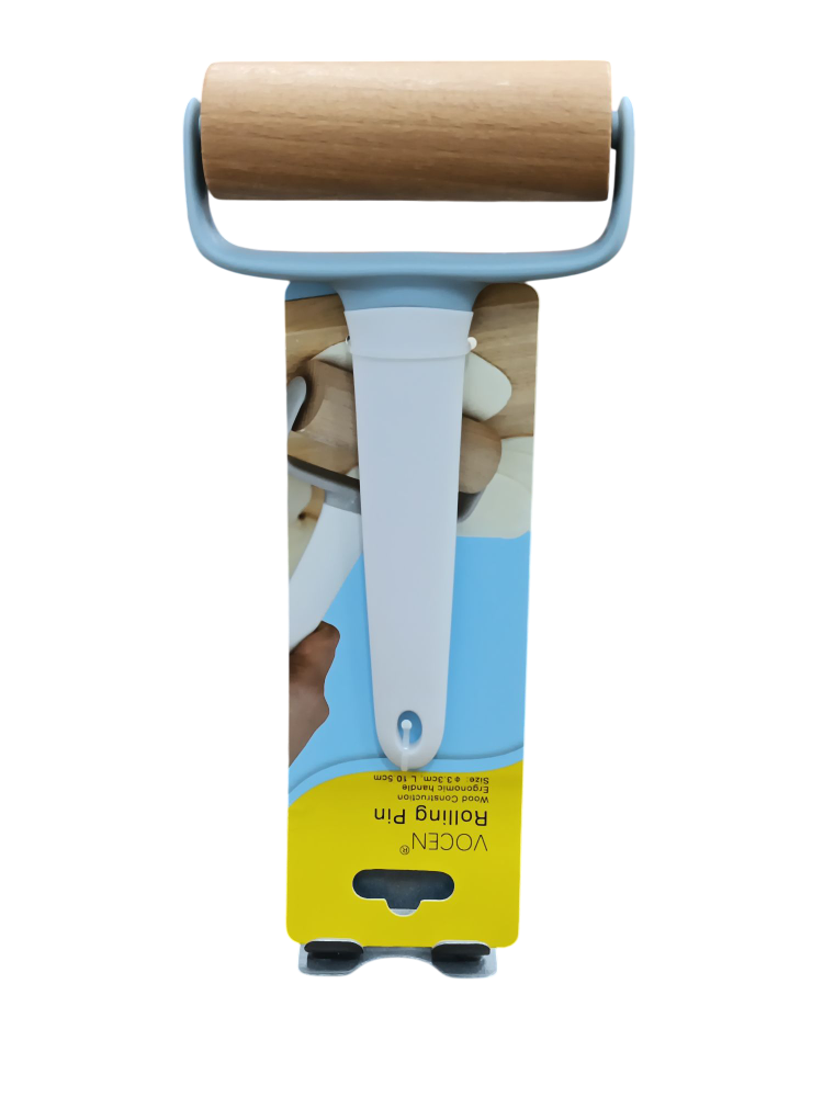 فرادة عجين خشبية  مقبظ بلاستيك الوسام AL-7121