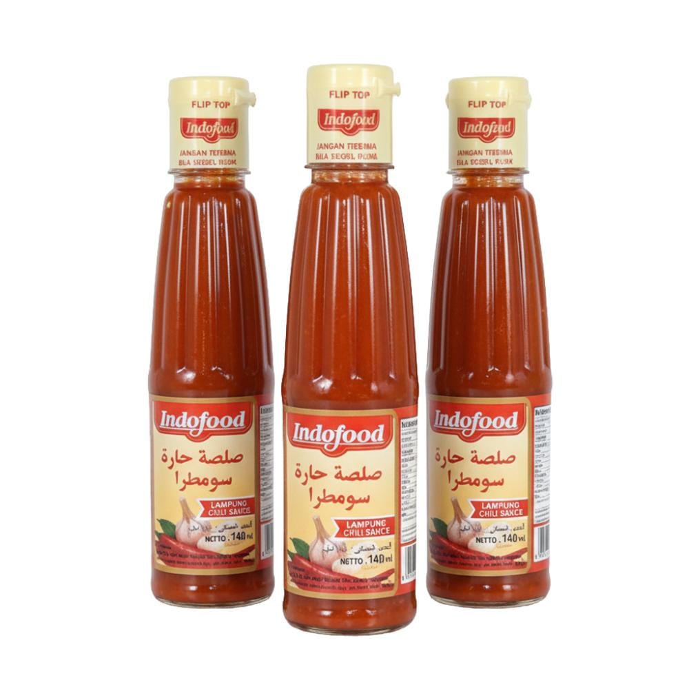 شطة سومطرة الحارة من إندوفود – 3 × 140 جرام