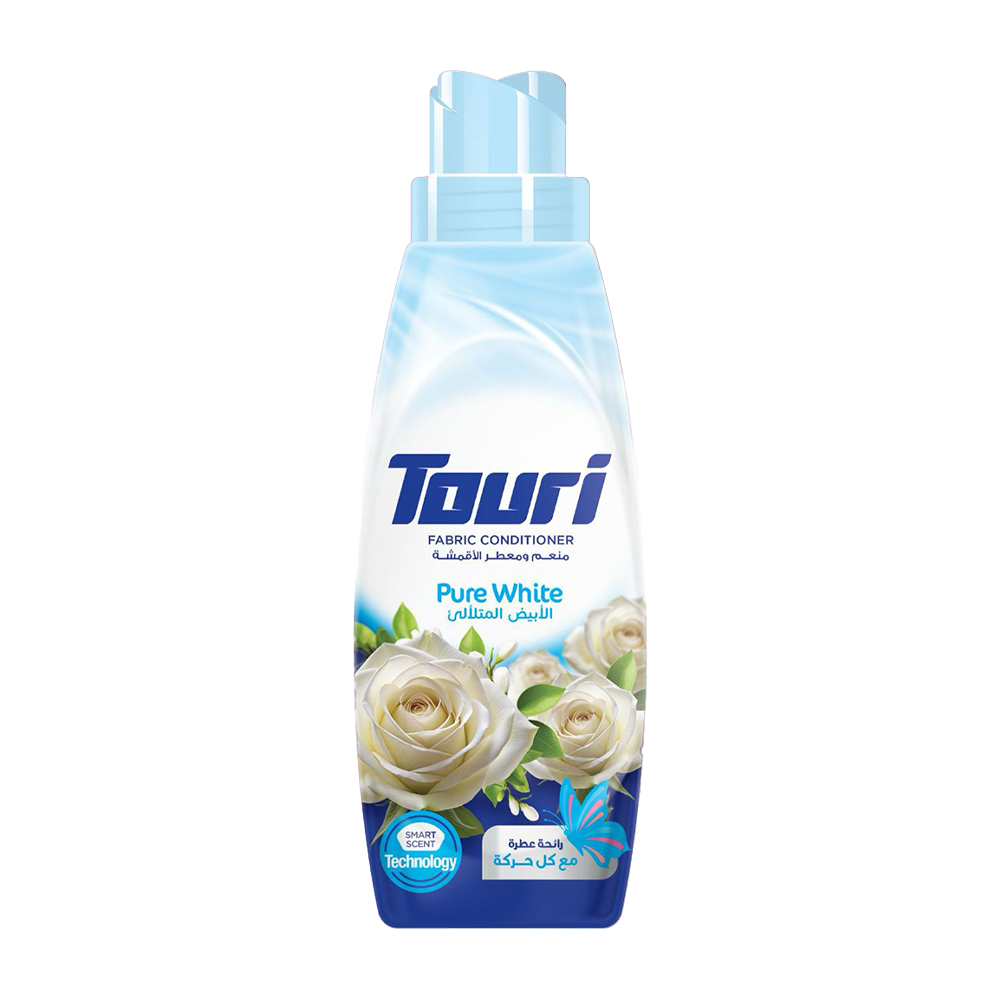 توري منعم اقمشة أبيض المتلالئ 750 مل