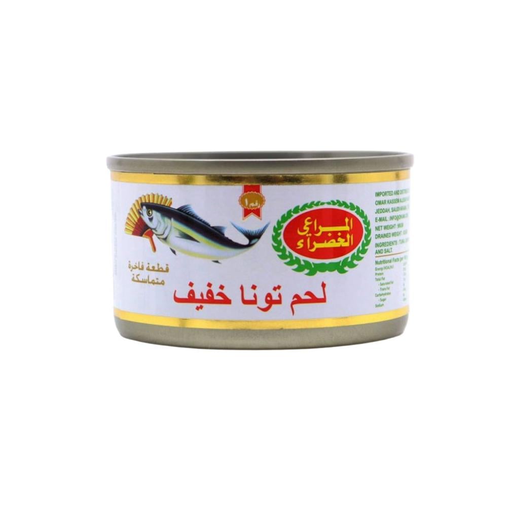 لحم تونة خفيف من المراعي الخضراء – 185 جم