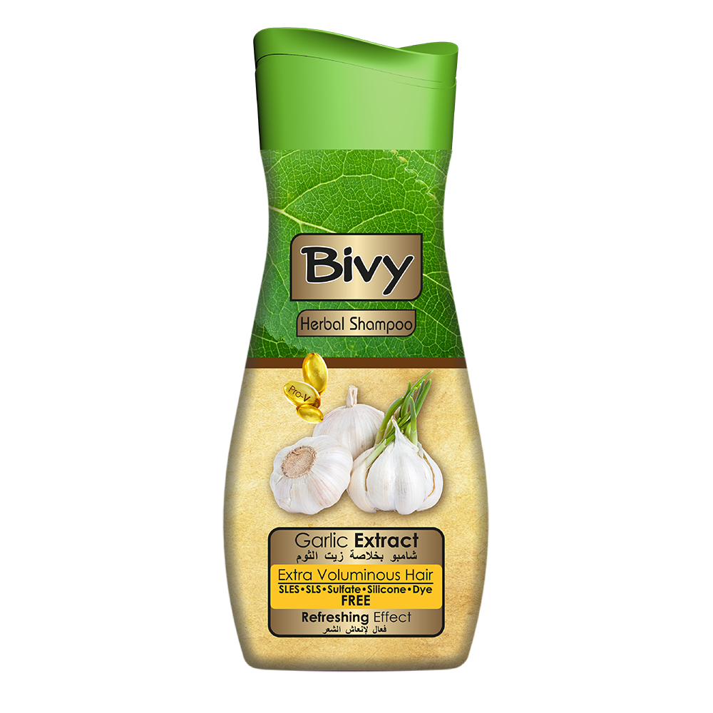 شامبو Bivy بخلاصة زيت الثوم  – فعال لانعاش الشعر  - 600 مل