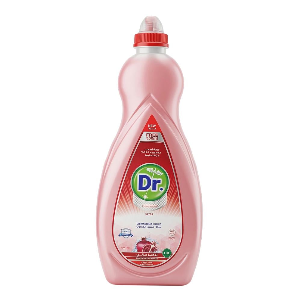 دكتور سانتيكس سائل غسيل الصحون بقشر الرمان – 1.5 لتر