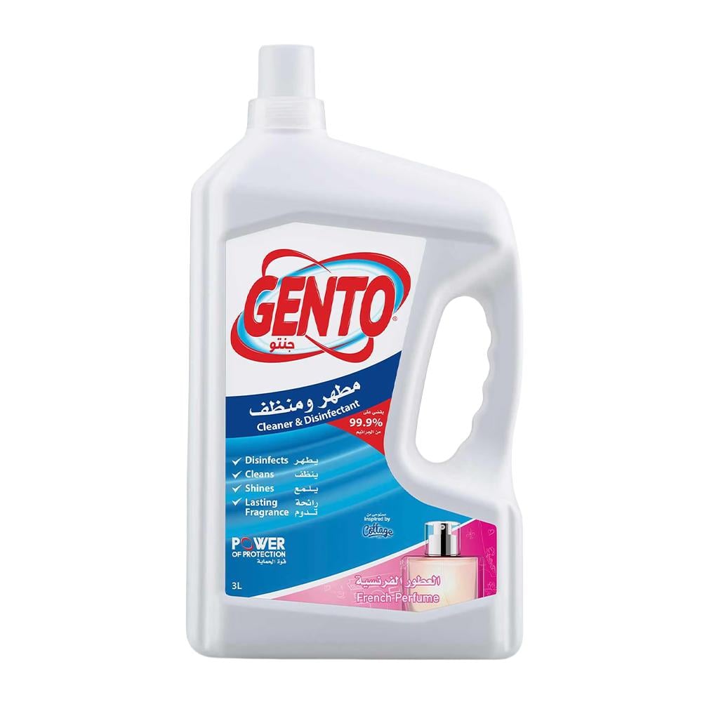 جنتو مطهّر ومنظف برائحة العطور الفرنسية – 3 لتر