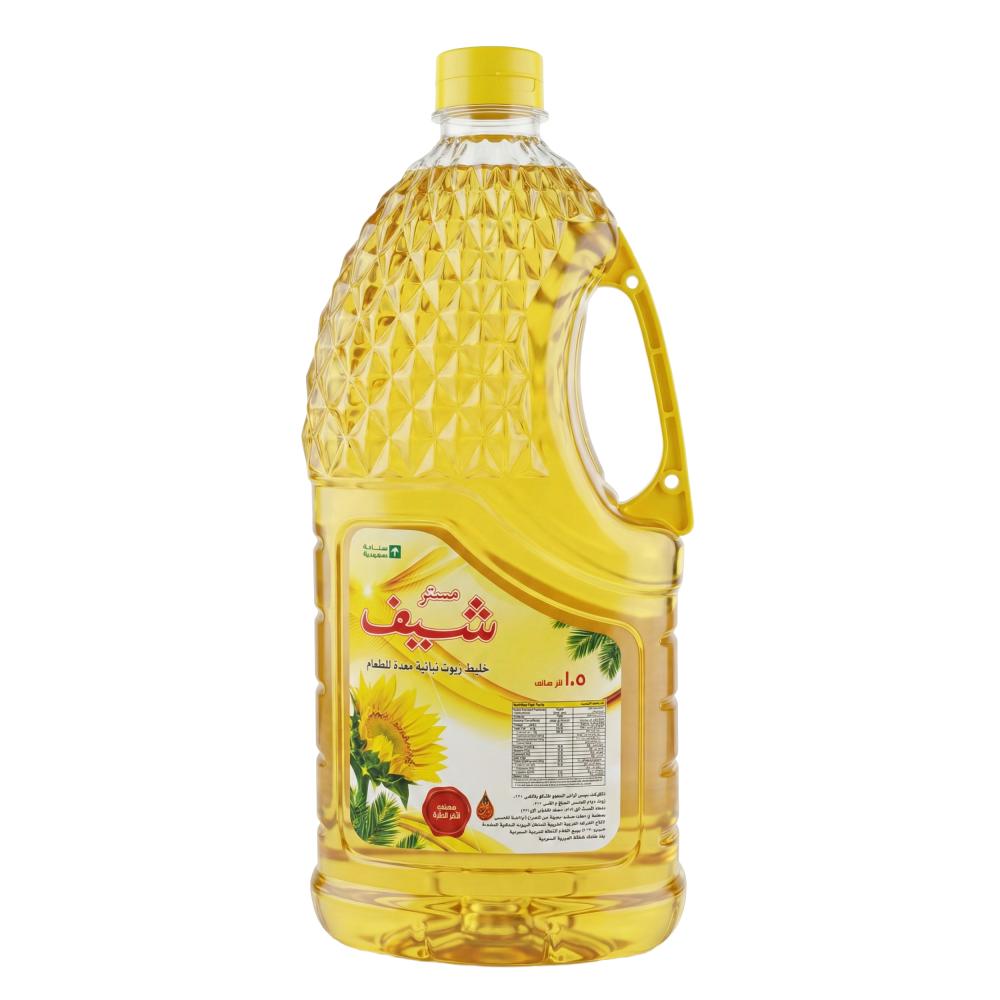 زيت نباتي مصفى من مستر شيف – 1.5 لتر