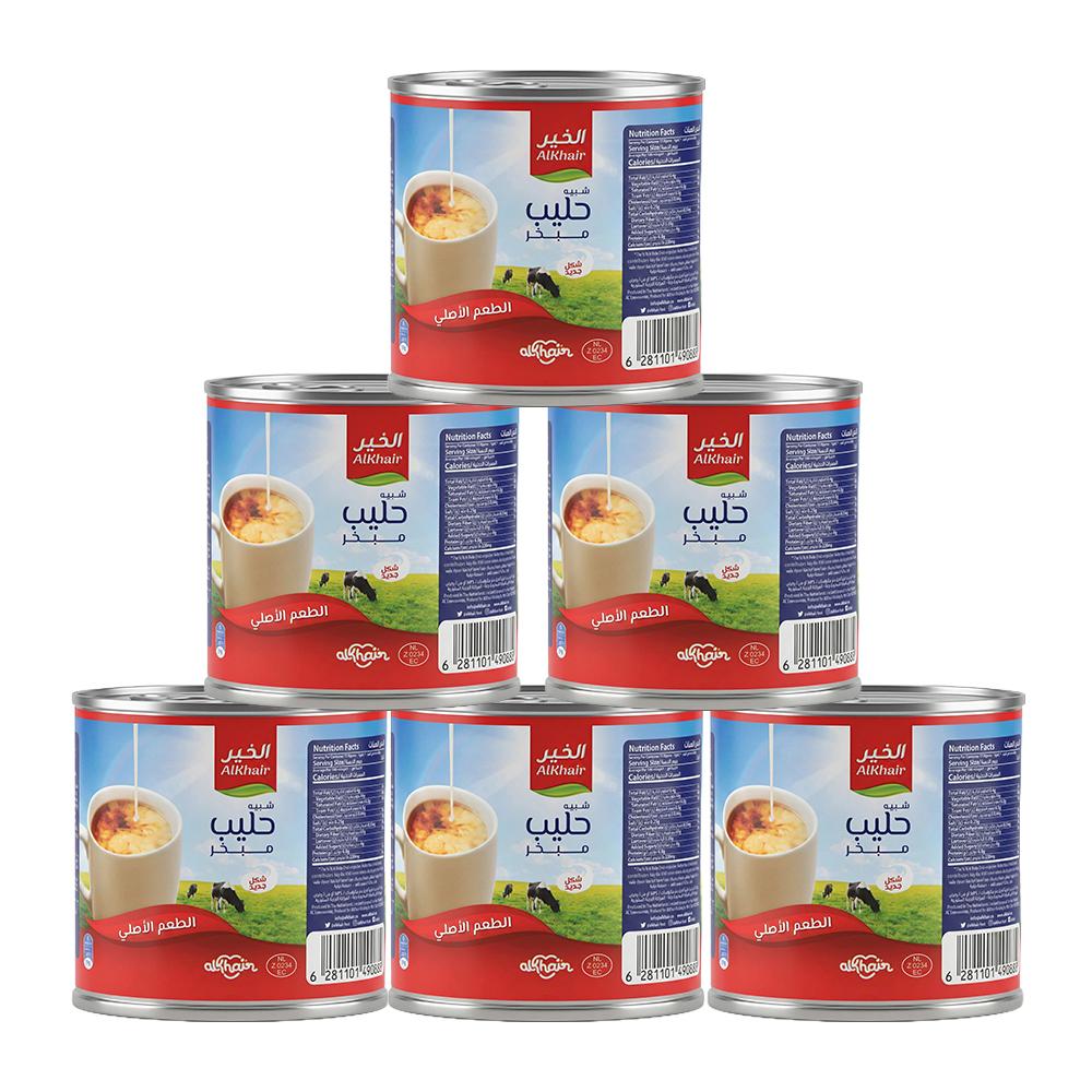 الخير شبيه حليب مبخر – 6 حبات × 170 جرام