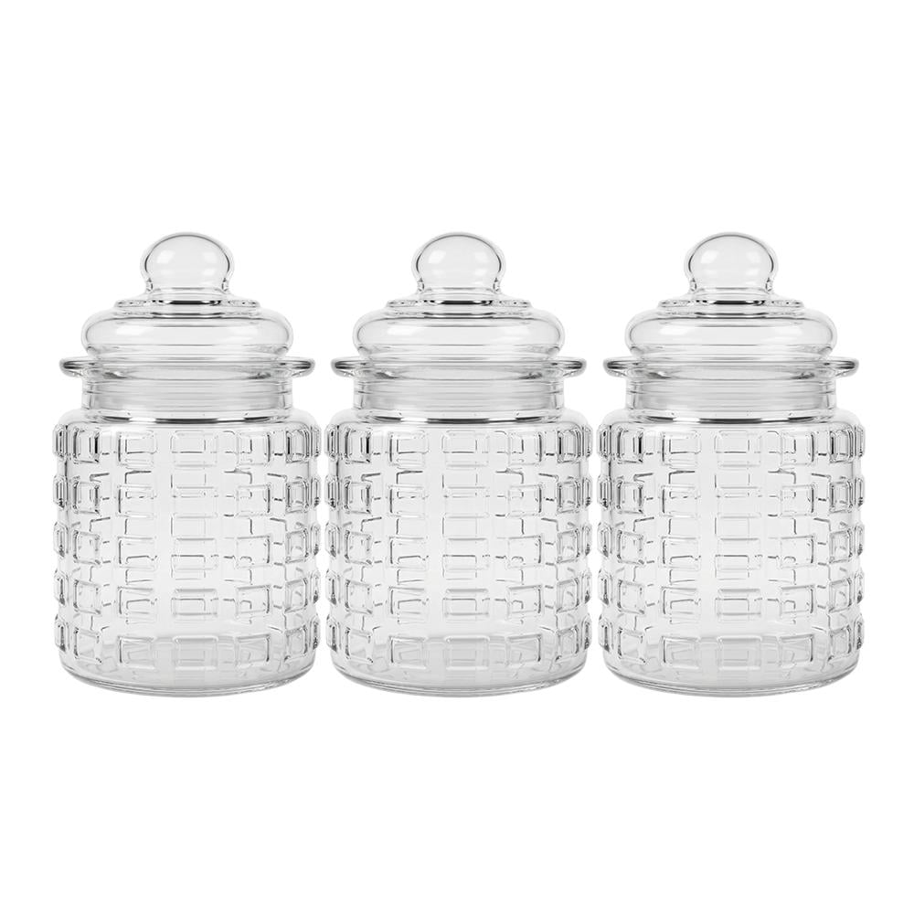 طقم برطمان زجاج بغطاء – 3 حبات × 250 مل