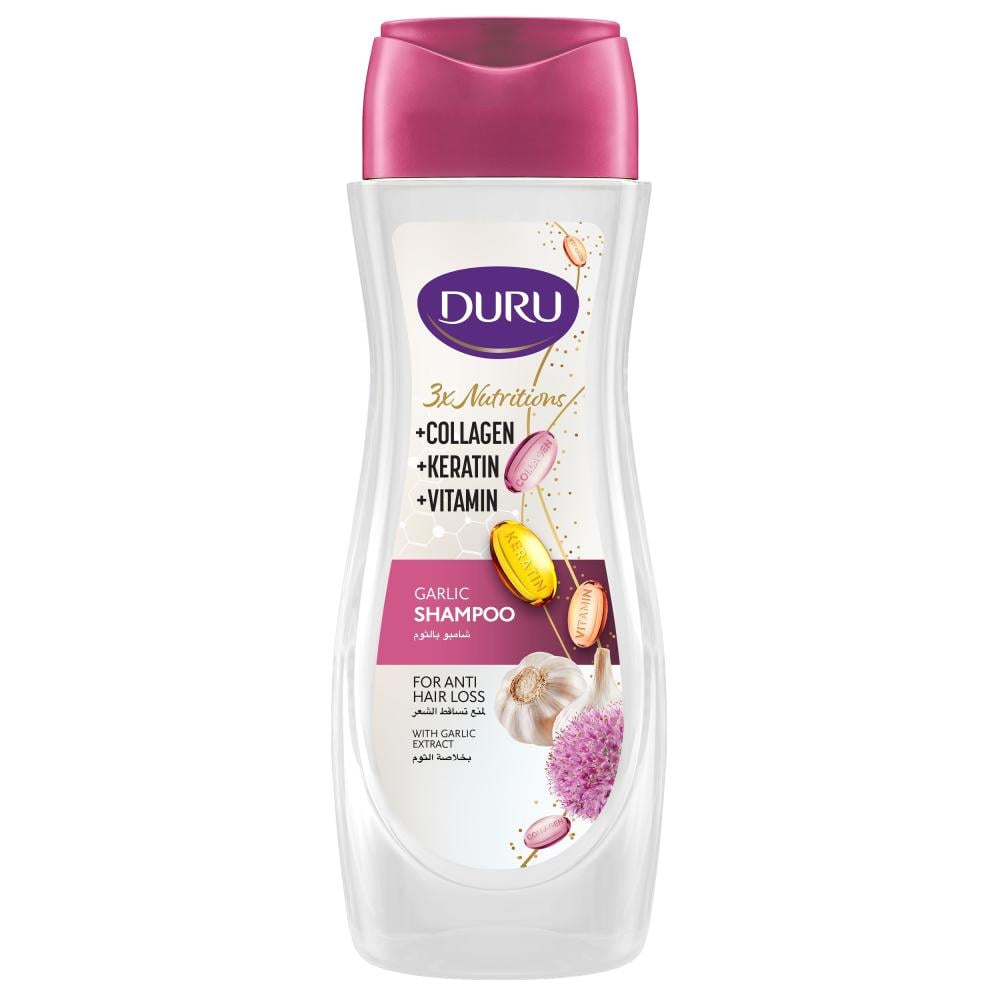 شامبو شعر بخلاصة الثوم لمنع تساقط الشعر من دورو – 600 مل