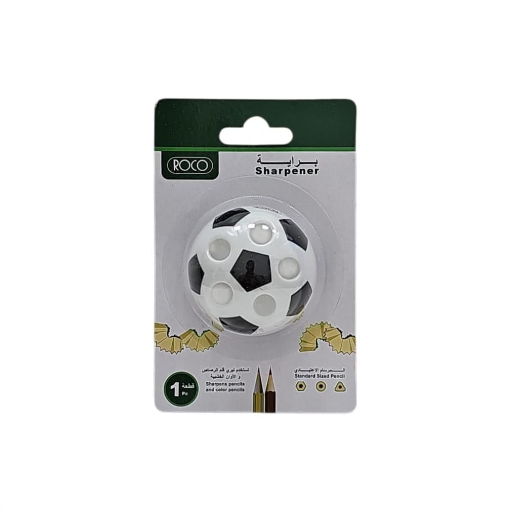 مبراة أقلام ROCO – تصميم كرة قدم  قطعة واحدة