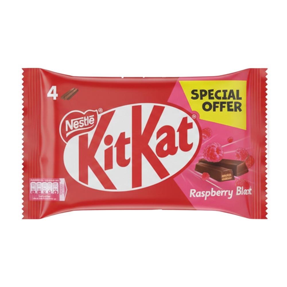ويفر شوكولاتة كيت كات بنكهة التوت من نستلة – 1 كيس × 4 حبات
