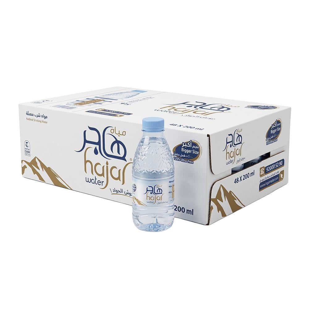 هاجر مياه شرب – 48 حبة × 200 مل