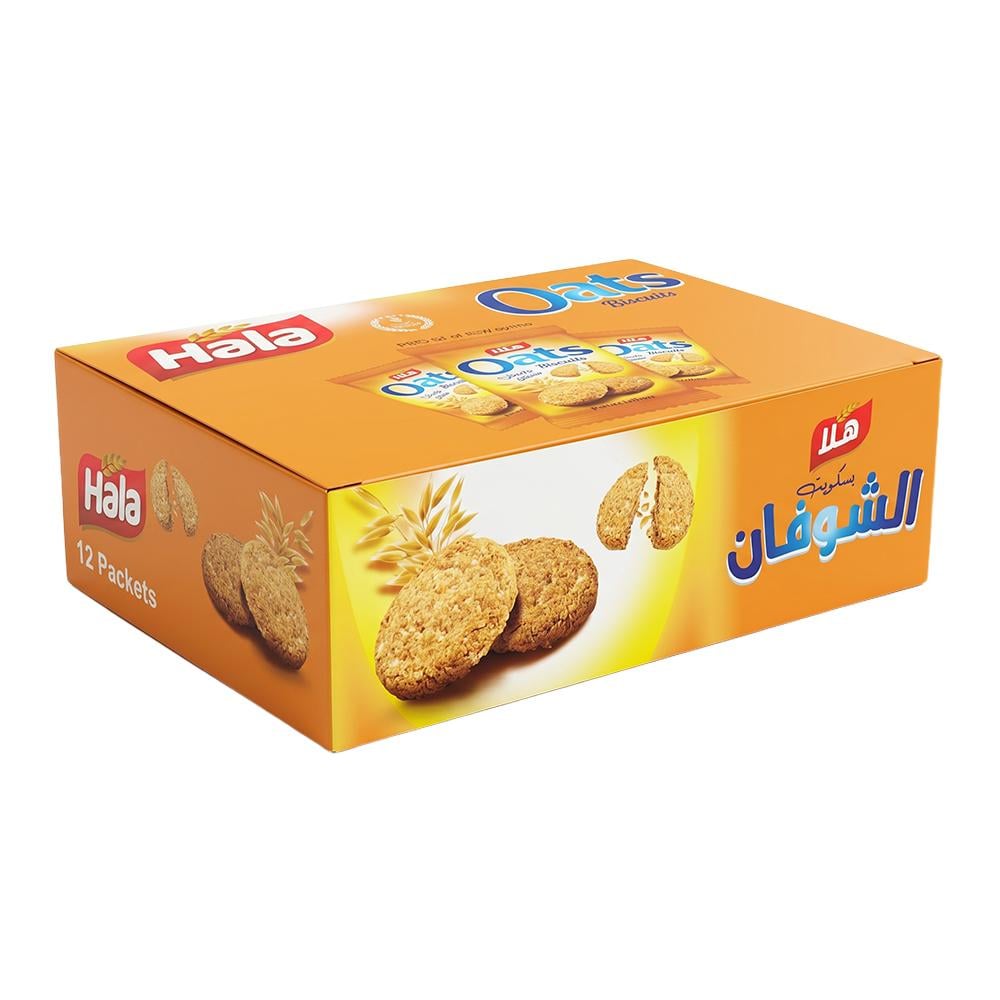 هلا بسكويت الشوفان – 1 كرتون × 12 حبة