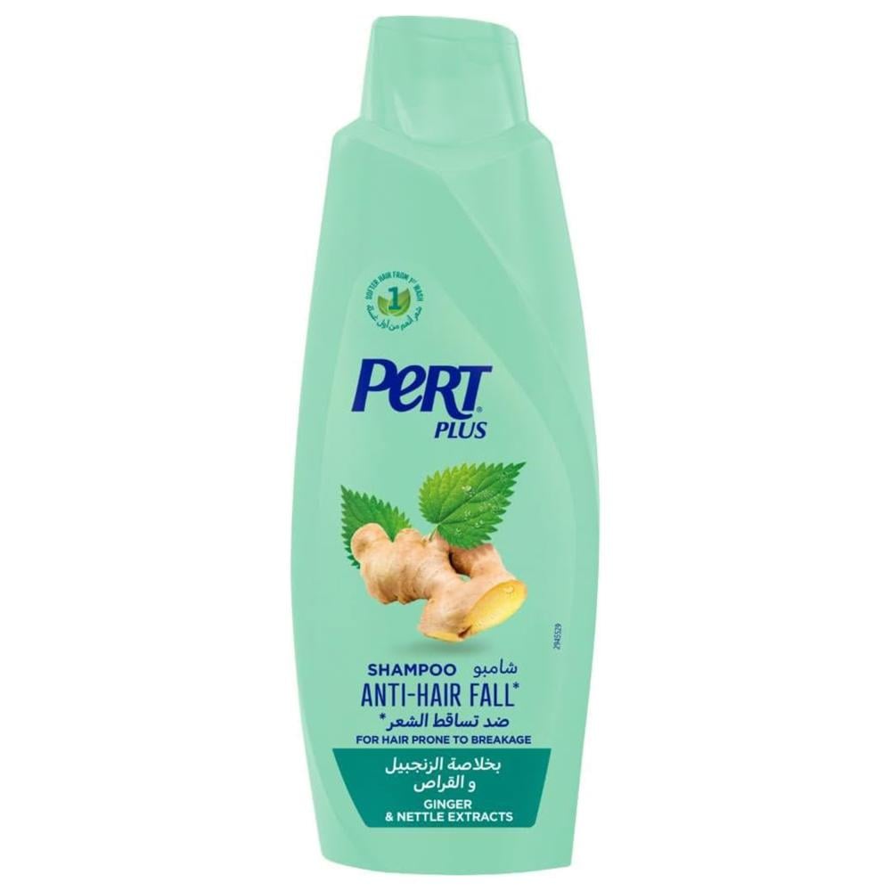 شامبو ضد تساقط الشعر بخلاصة الزنجبيل والقراص من بيرت بلس – 600 مل