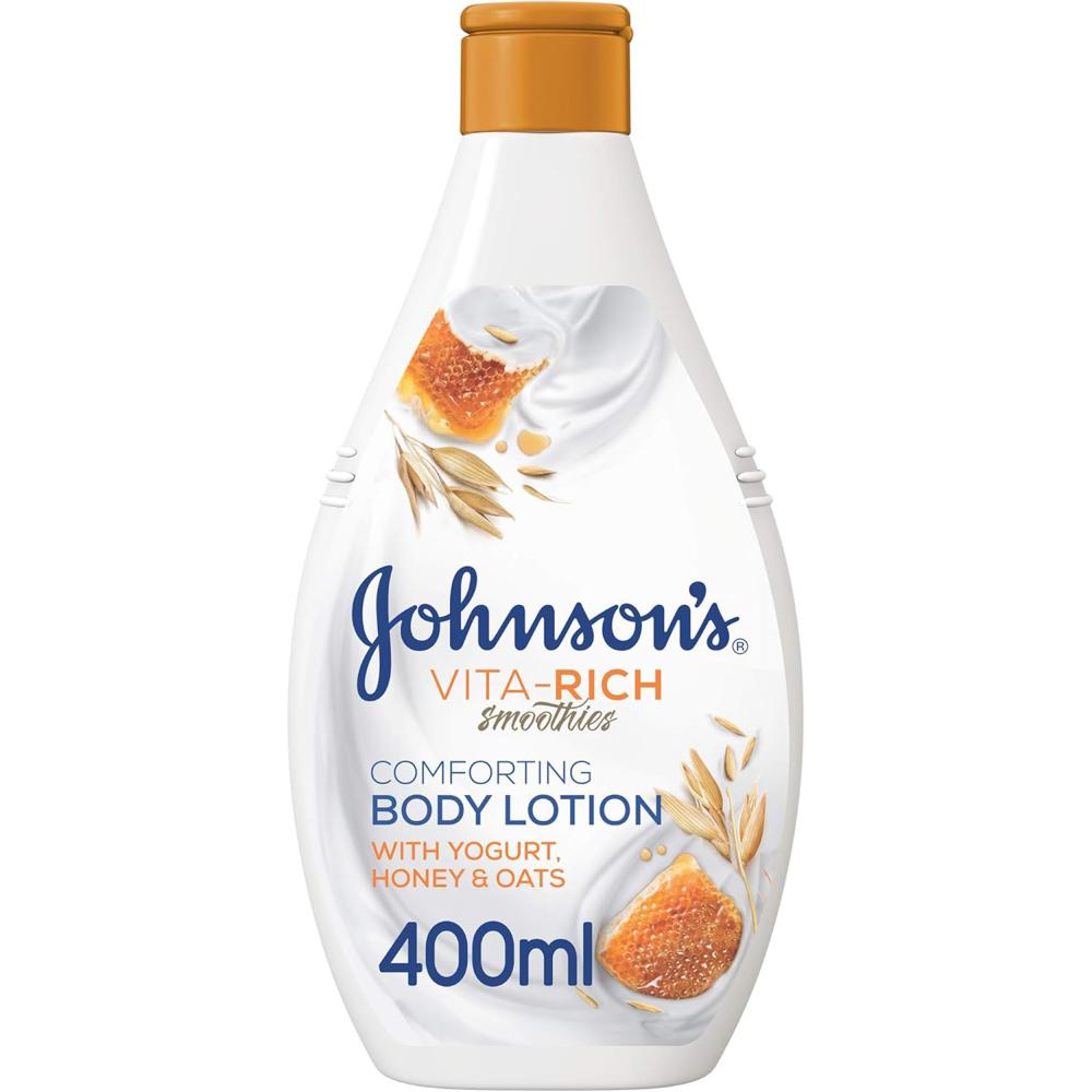لوشن الجسم بخلاصة الزبادي والعسل والشوفان من جونسون – 400 مل