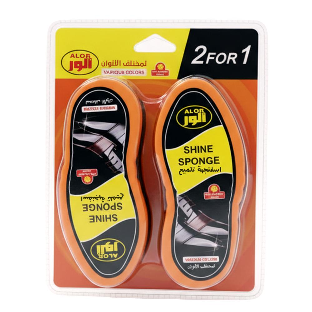 إسفنجة تلميع الأحذية من الور - 2 × 1 - AL-10214
