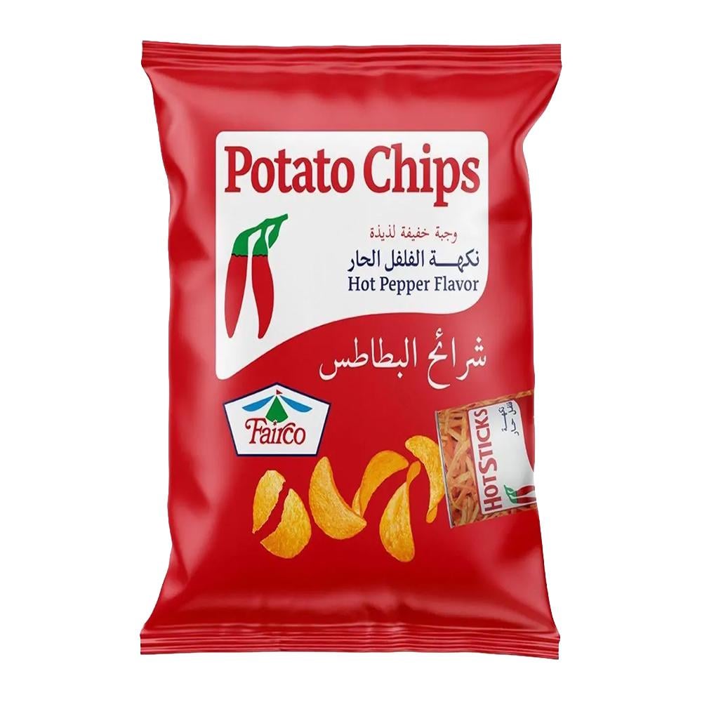فيركو شرائح البطاطس بنكهة الفلفل الحار – 120 جرام