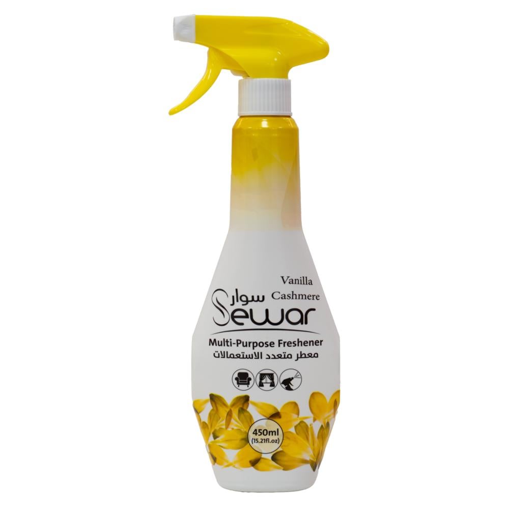 معطر متعدد الاستعمالات فانيلا كشمير من سوار – 450 مل
