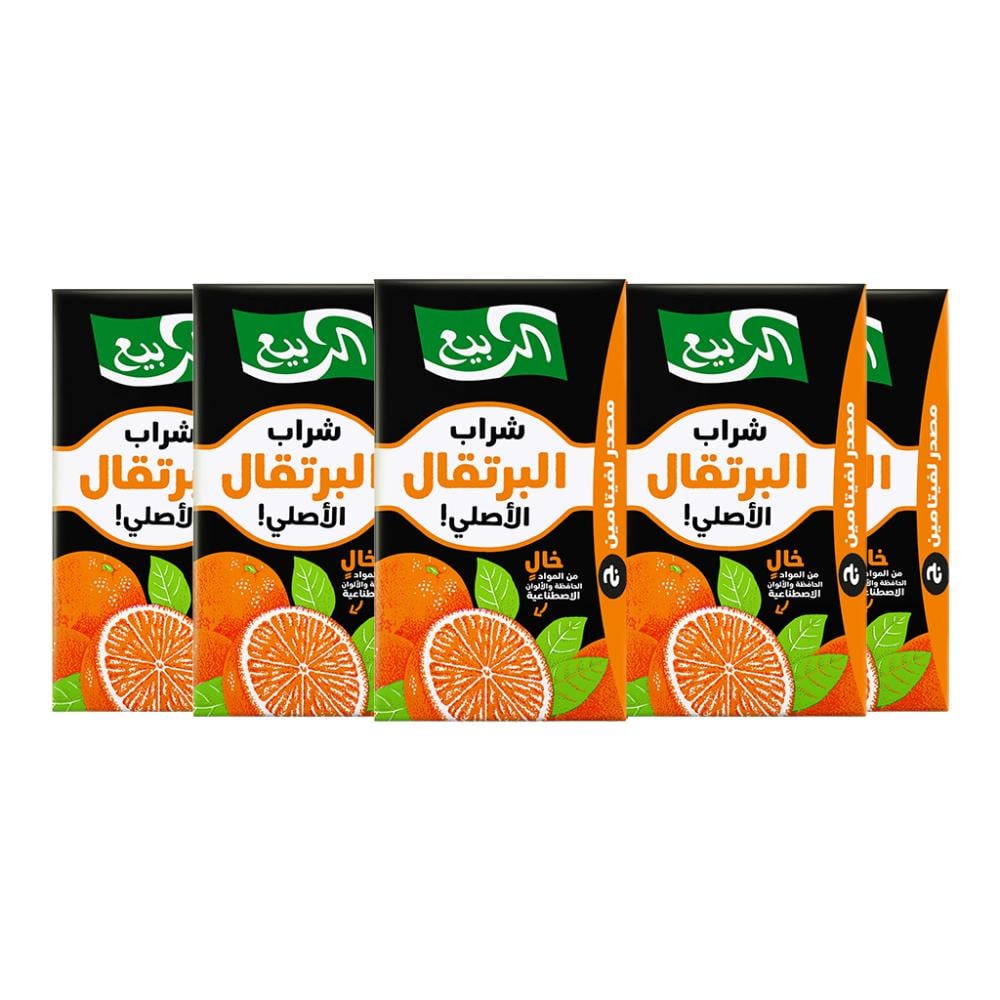 شراب البرتقال الأصلي من الربيع- 6 × 125 مل