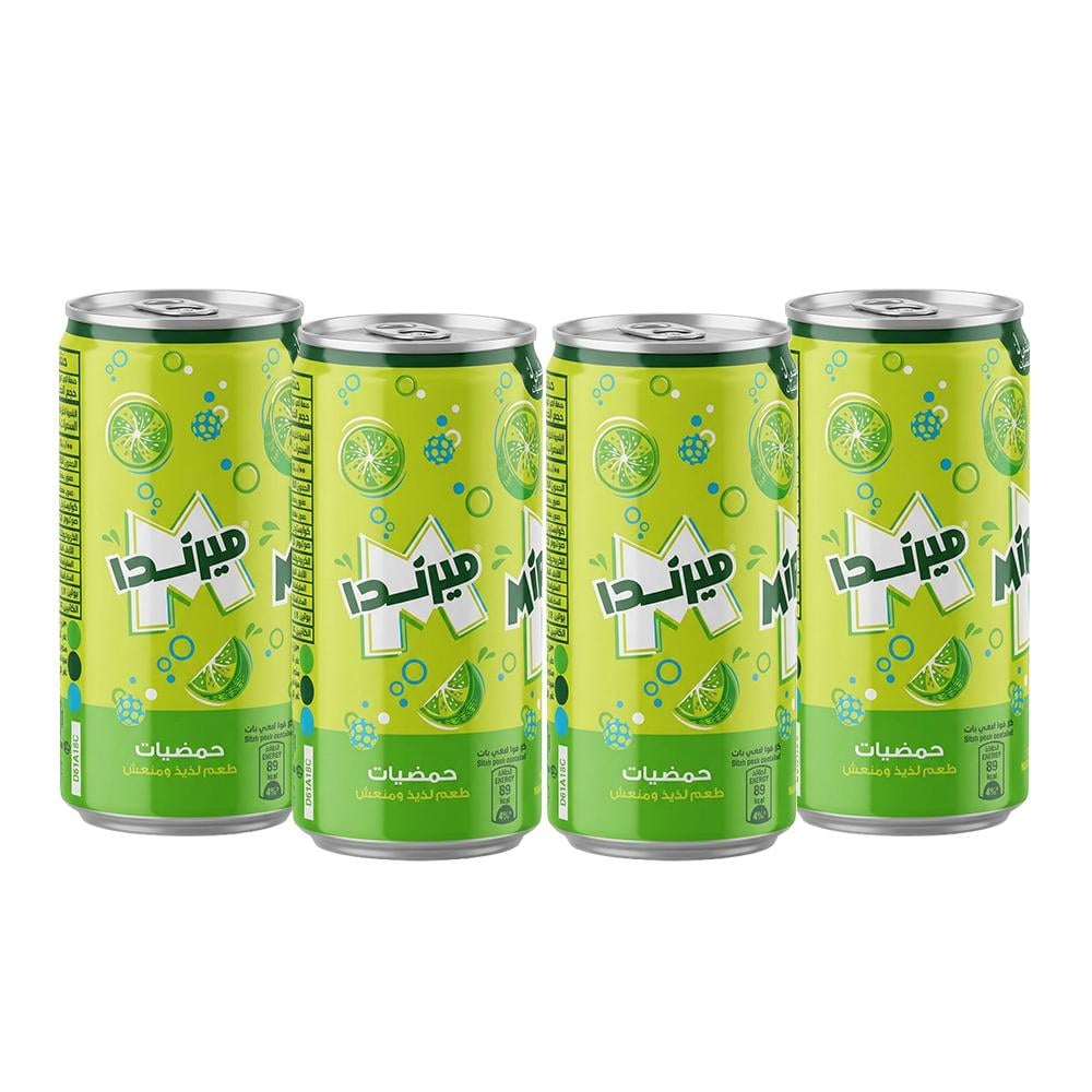 ميرندا مشروب غازي حمضيات – 4 حبات × 185 مل