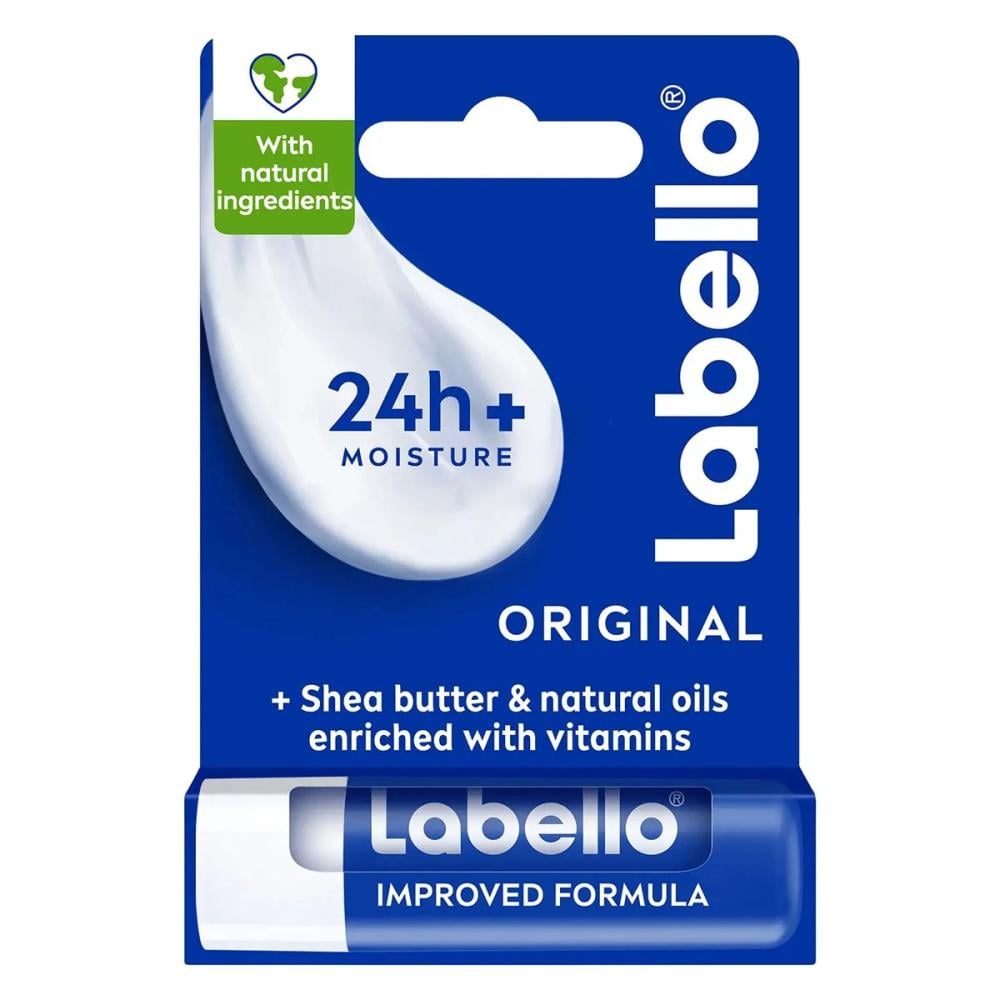 لابيلو أورجينال – مرطب شفاه بزبدة الشيا والزيوت الطبيعية لترطيب يدوم 24 ساعة