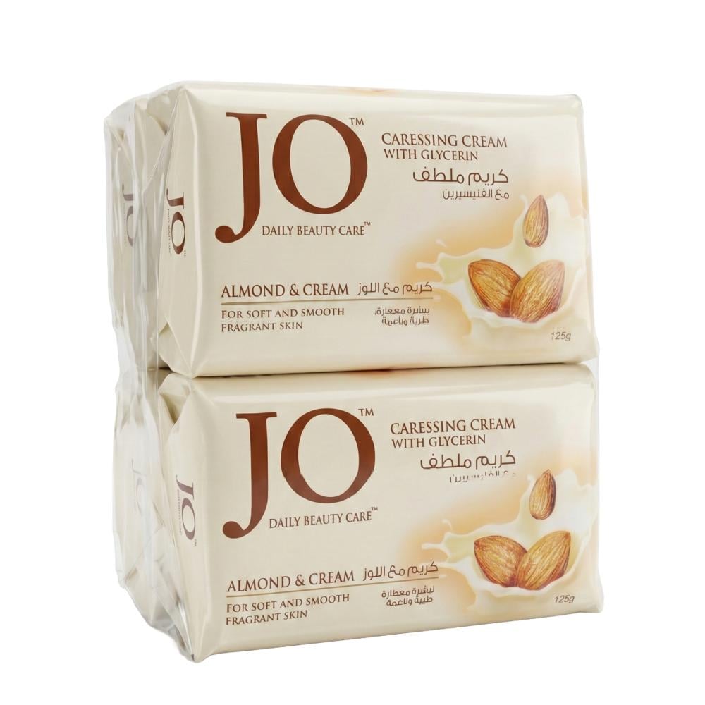 صابون الجمال كريم مع اللوز من جو – 4 حبات × 125 جرام