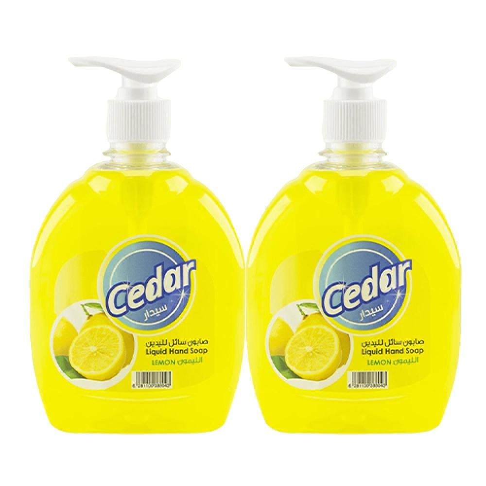 سيدار صابون يدين سائل بالليمون 400 مل ( حبتين )