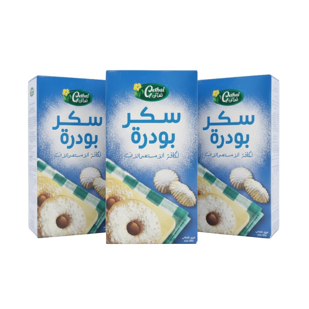 سكر بودرة من غذائي – 200 جم × 3 عبوات