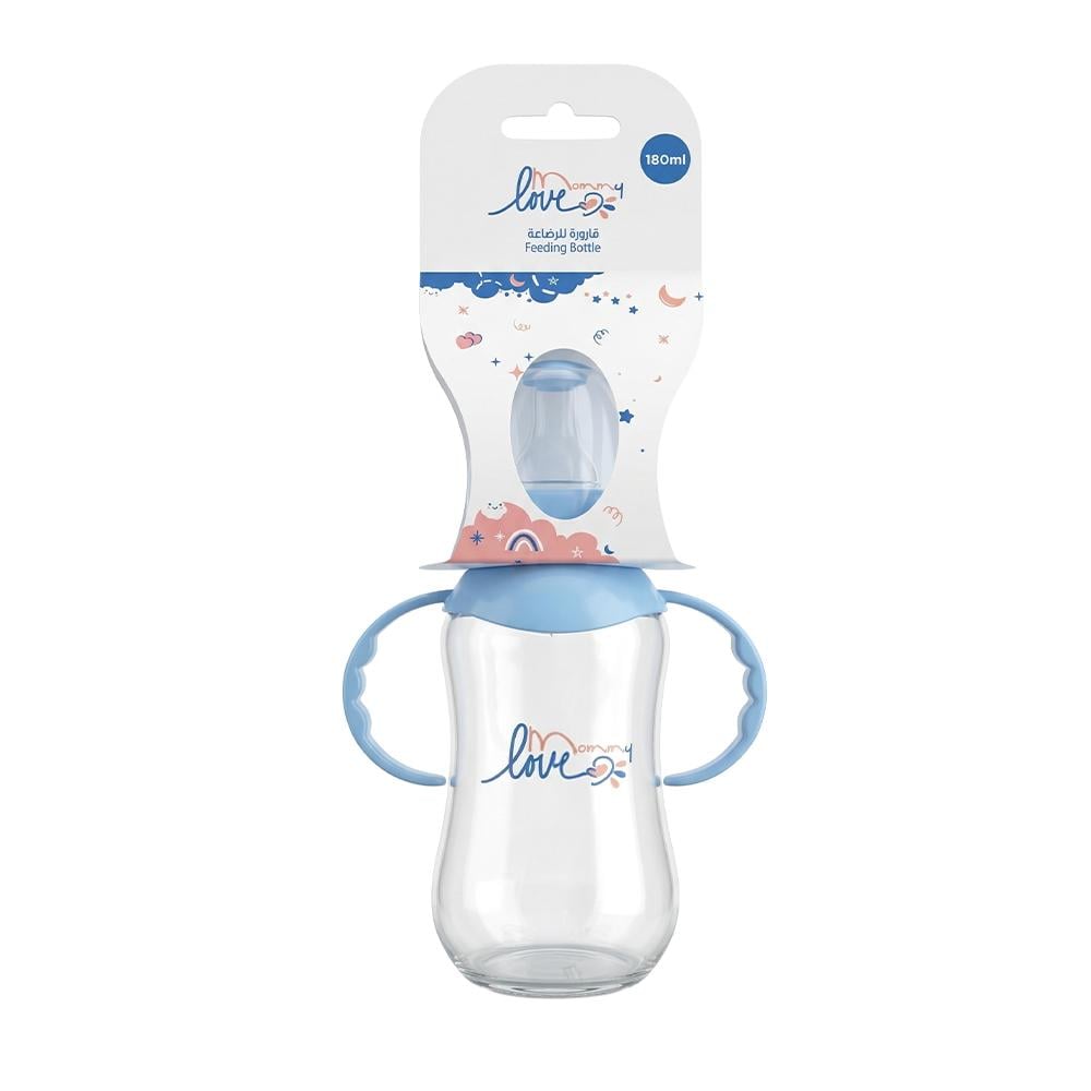 مومي لوف رضاعة أطفال زجاجية – 180 مل