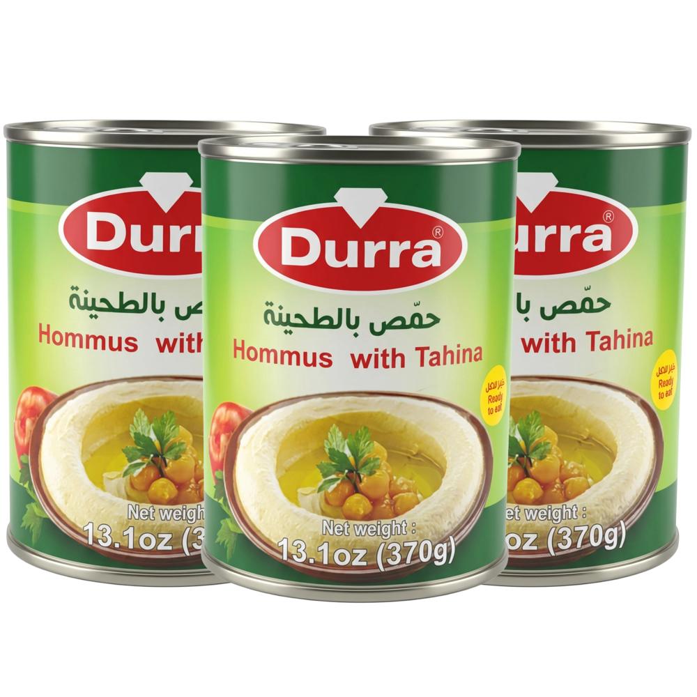 حمص بالطحينة من دورا – 3 حبات × 370 جرام