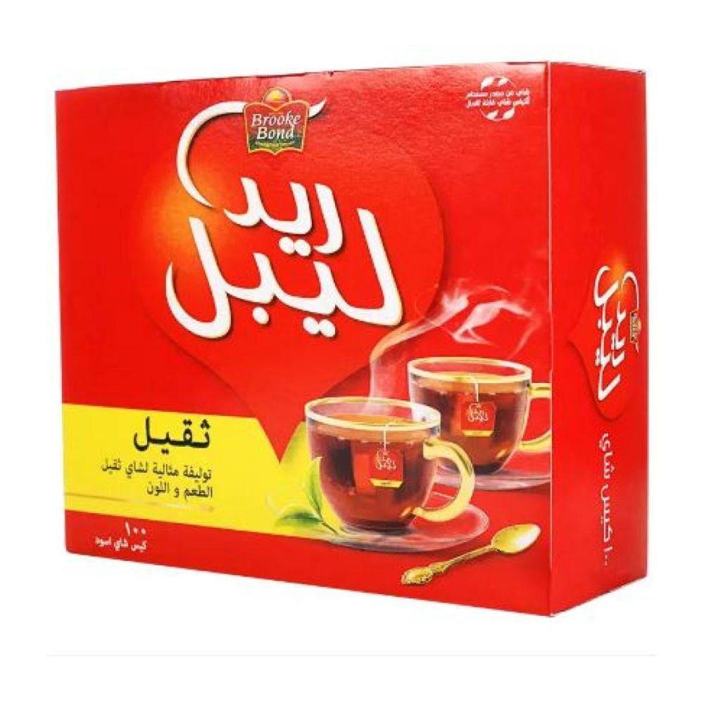 بروك بوند ريد ليبل شاي ثقيل أسود – 100 ظرف