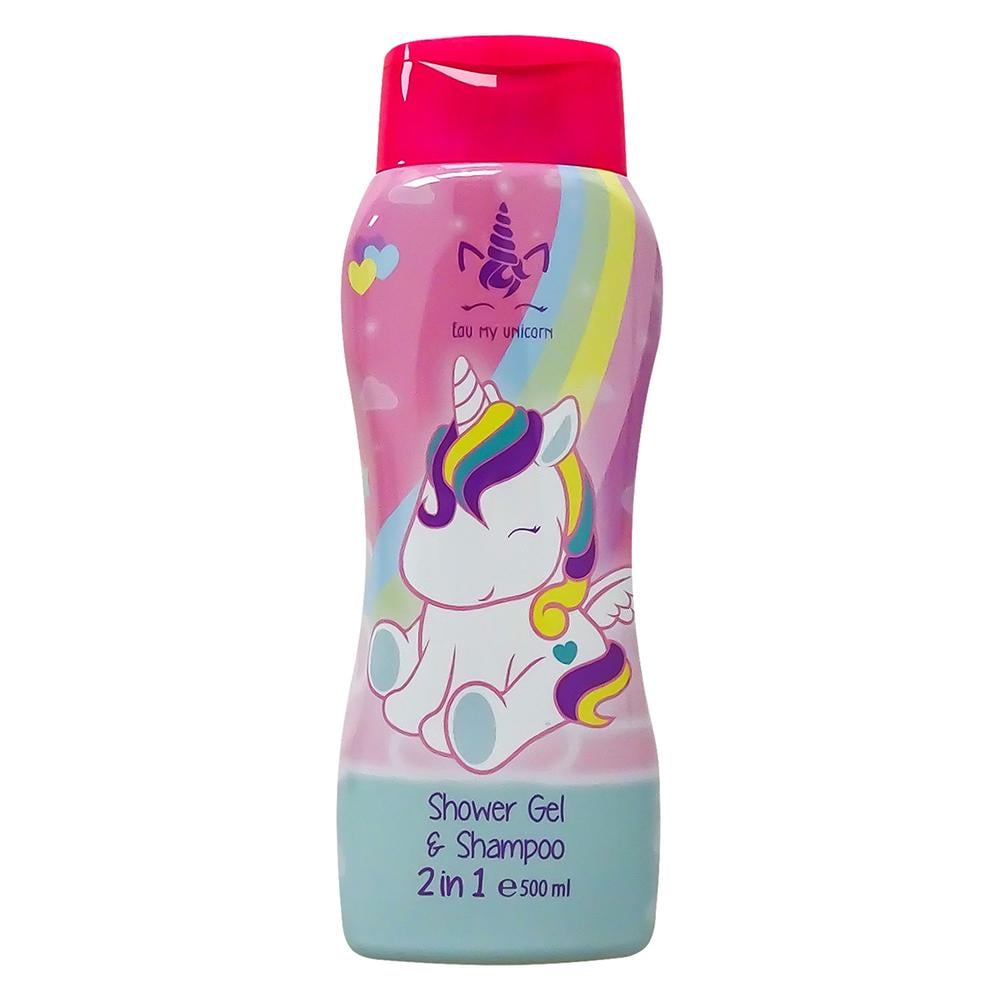 Unicorn Magic – شامبو وجل استحمام للأطفال 2 في 1 برائحة الفواكه | 500 مل