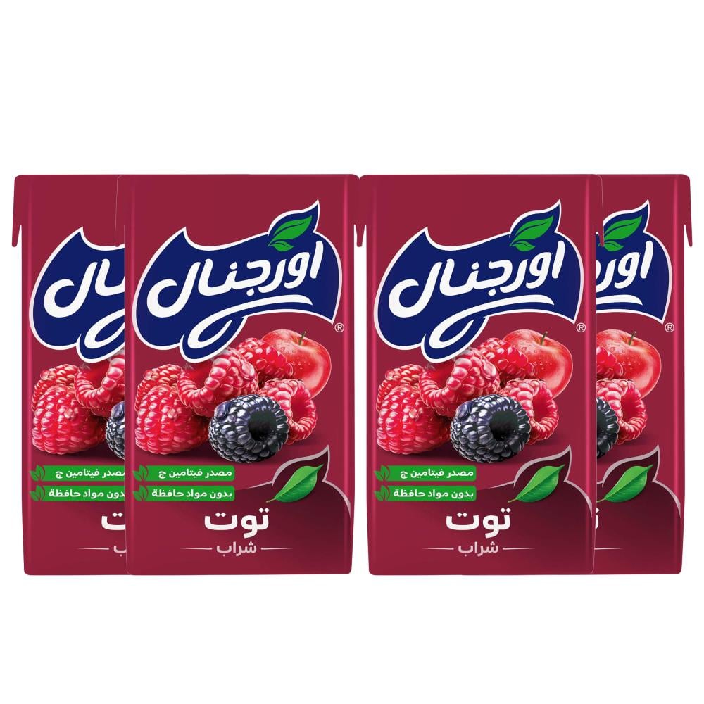 شراب التوت من أورجنال – 4 حبات × 250 مل