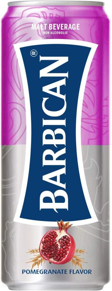 مشروب شعير بنكهة الرمان من بربيكان – 6 علب ×  250 مل