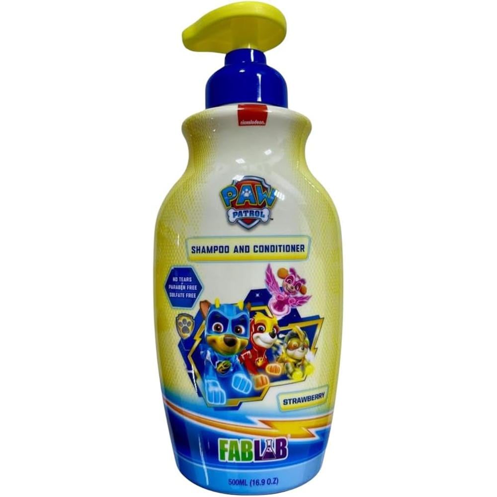 شامبو وبلسم باو باترول للأطفال - رائحة الفراولة اللطيفة - 500 مل