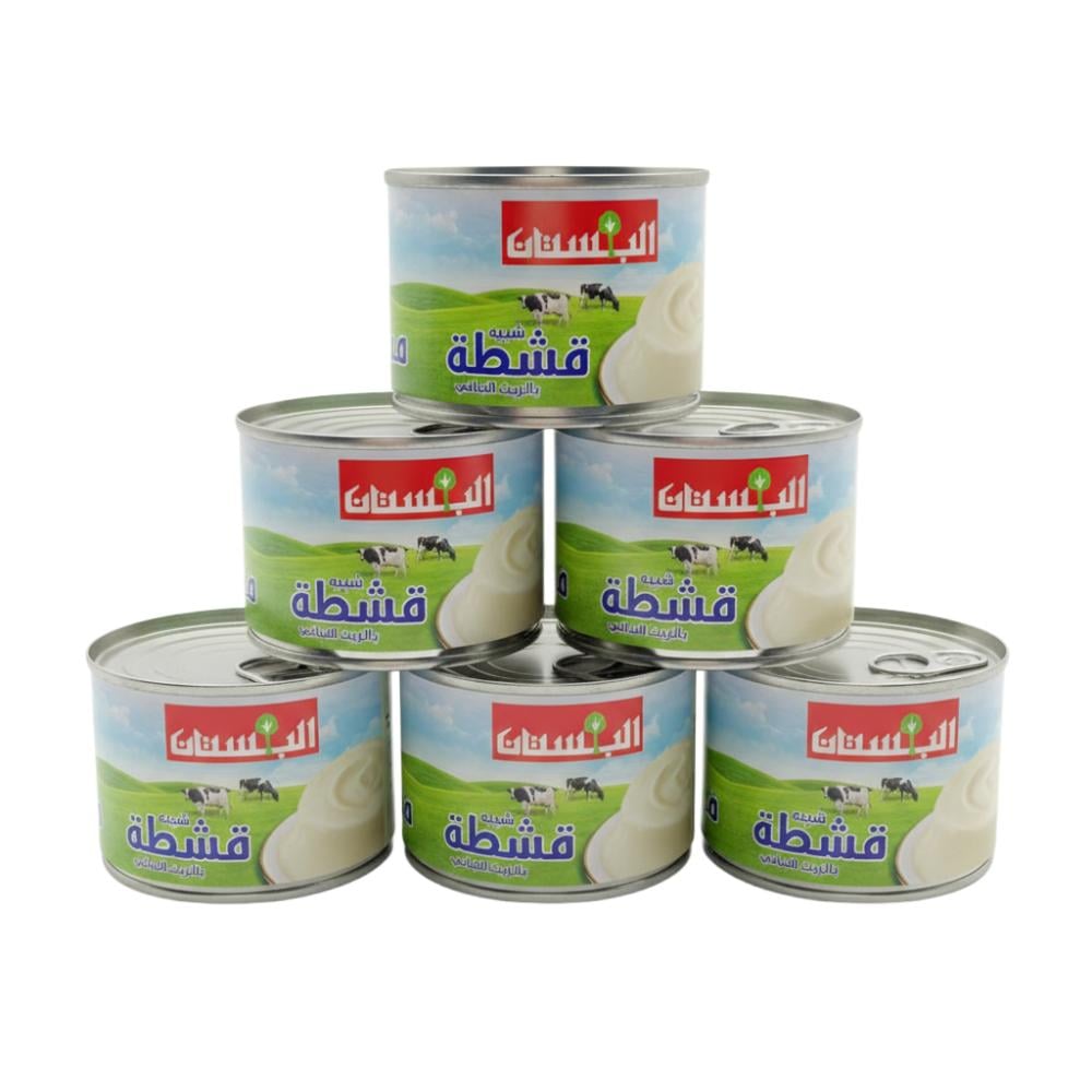 شبيه قشطة بالزيت النباتي من البستان – 6 × 155 جم