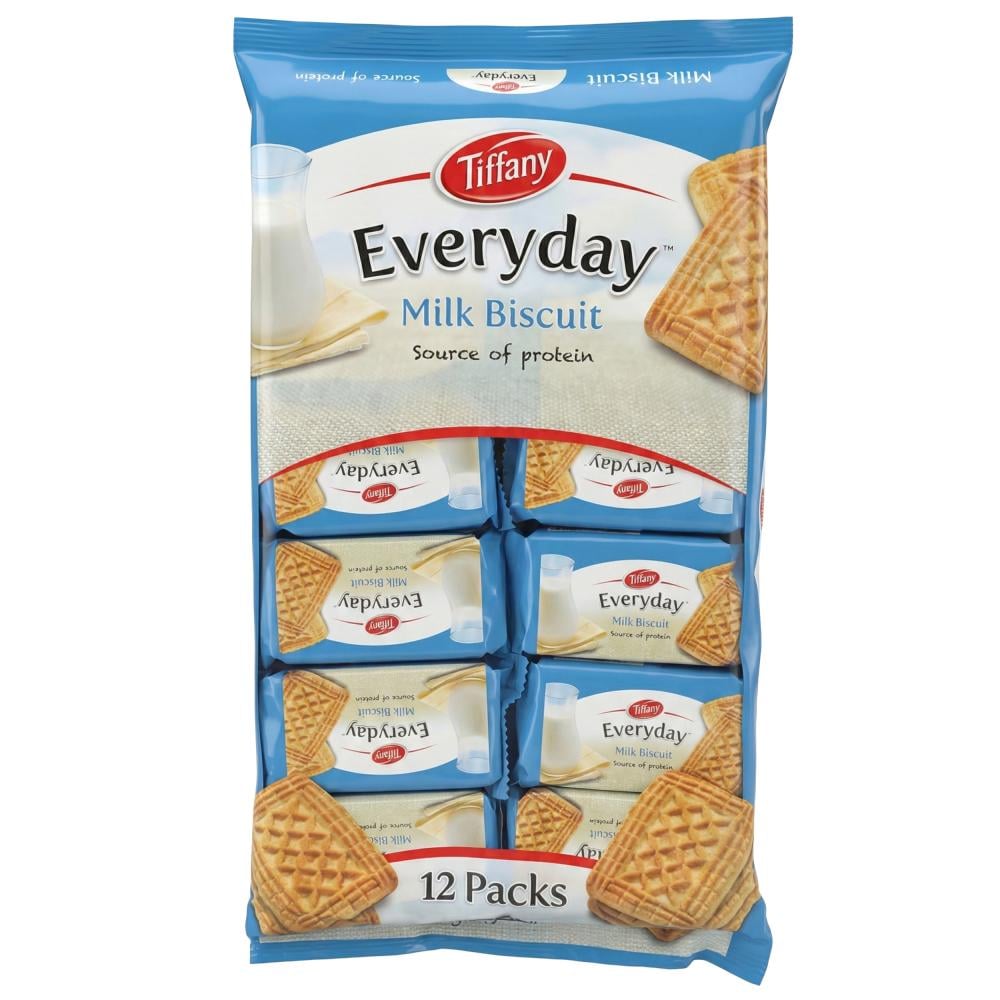 بسكويت إيفريدي بالحليب من تيفاني – 1 كيس × 12 حبة