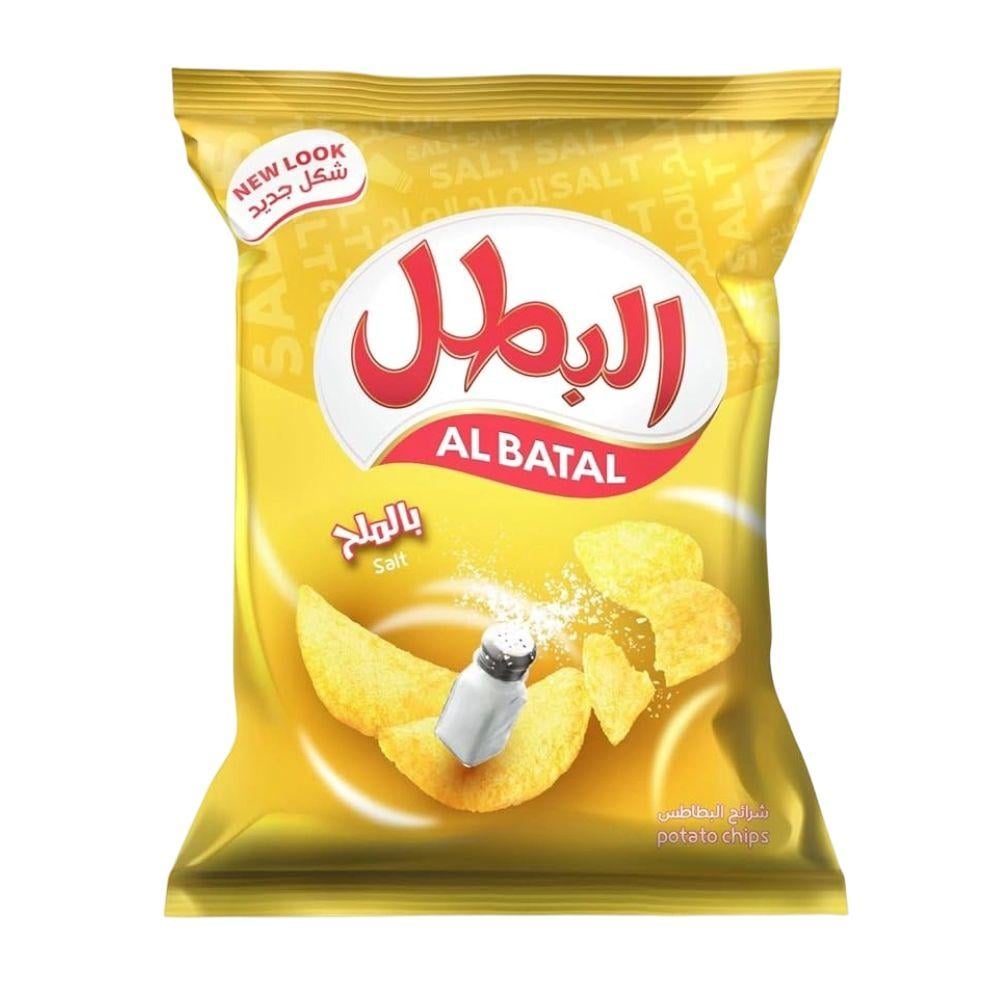 البطل شرائح البطاطس بنكهة الملح – 110 جرام
