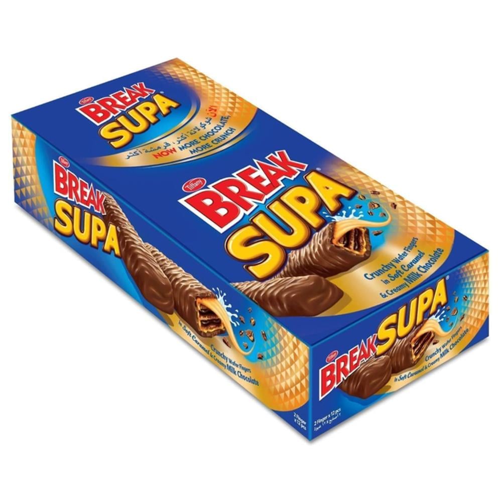 ويفر محشو بالكراميل من بريك سوبا – 1 كرتون × 12 حبة