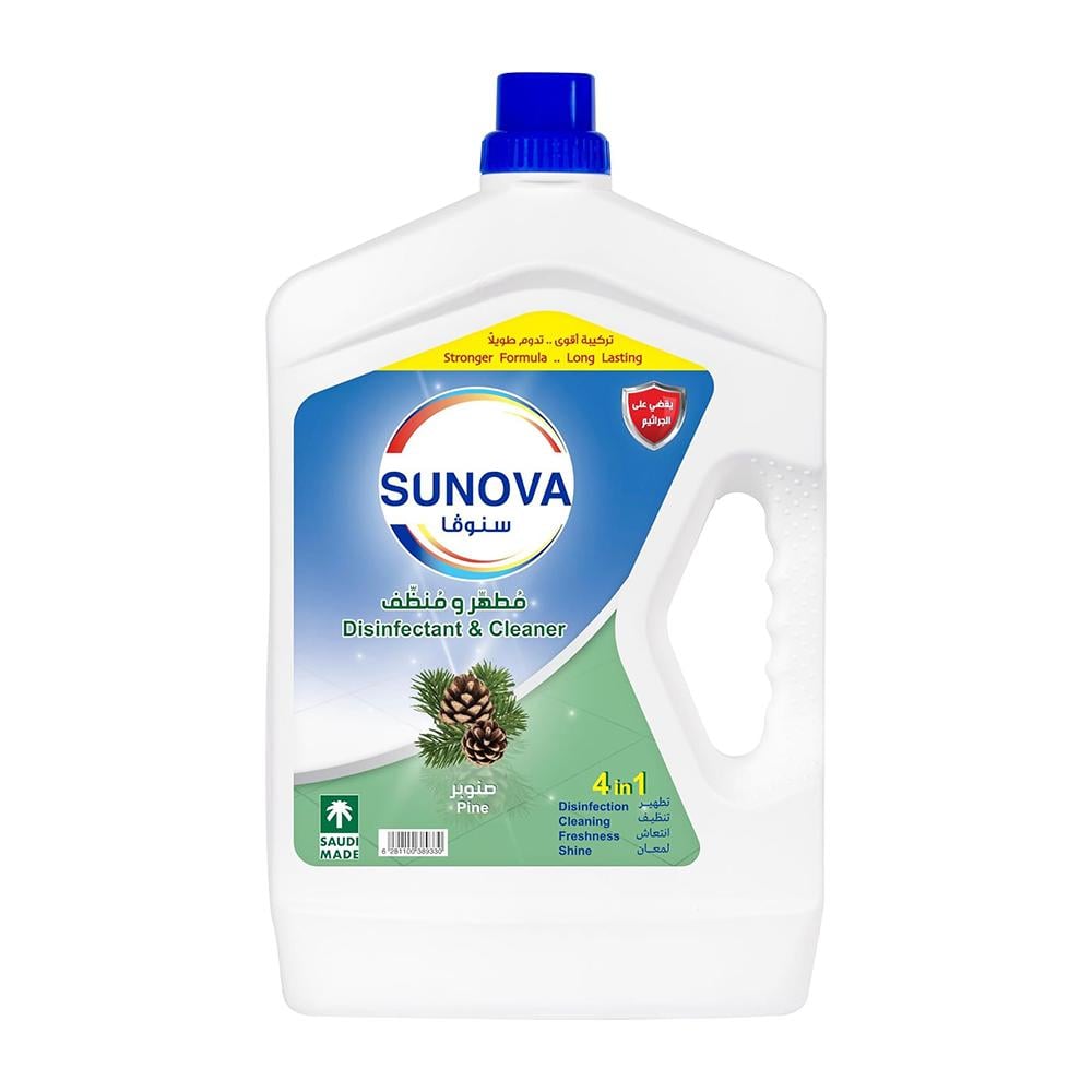 سنوفا مطهر ومنظف برائحة الصنوبر – 3 لتر