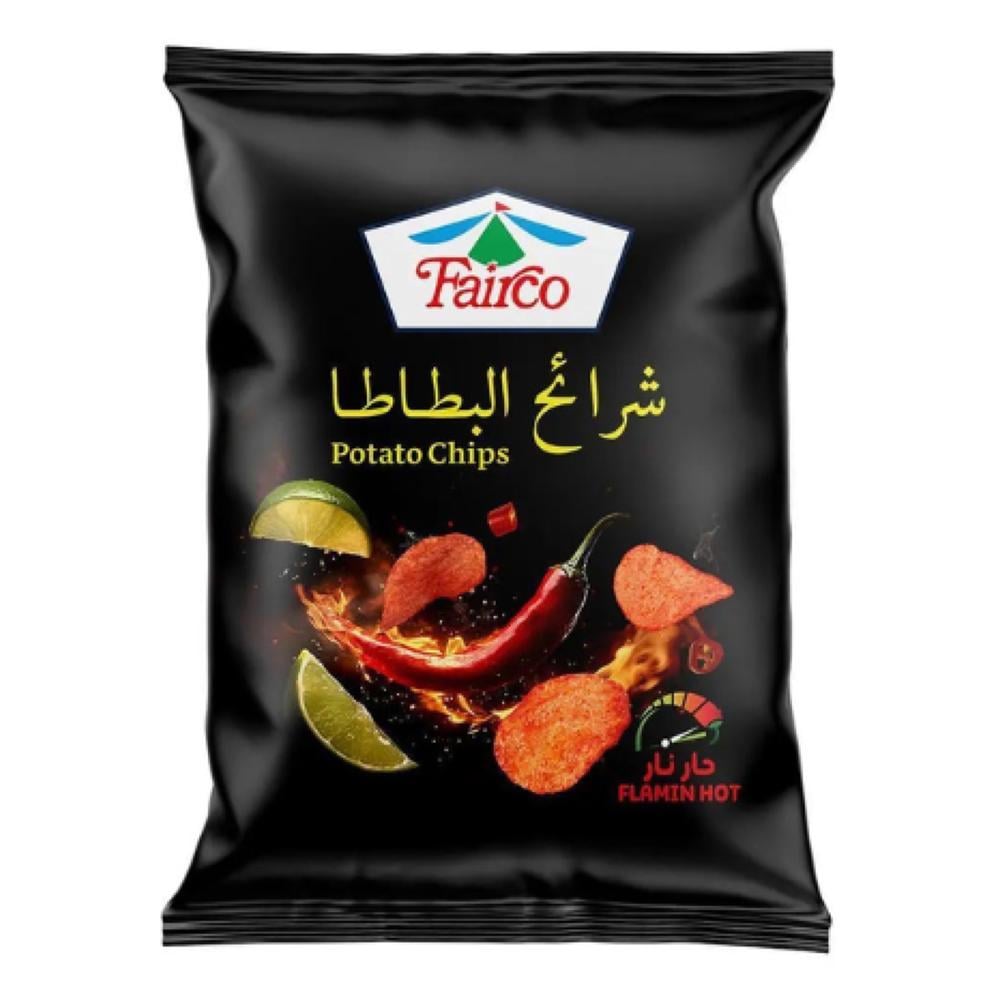 شرائح البطاطس حار نار من فيركو – 120 جرام