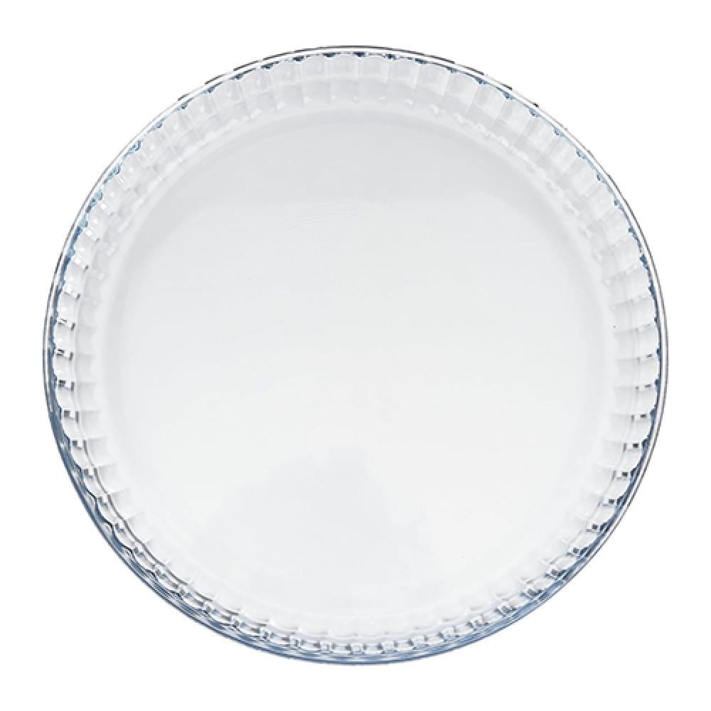 طبق فرن زجاجي دائري شفاف 2.0 لتر، يقاوم درجات الحرارة العالية حتى 400 درجة مئوية P-YP-300