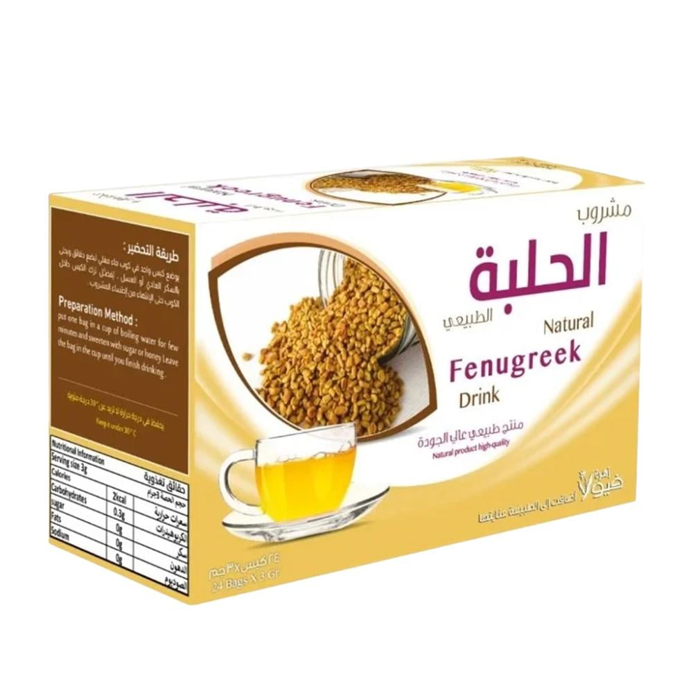 مشروب الحلبة الطبيعي من زهرة فيولا – 24 كيس × 3 جرام