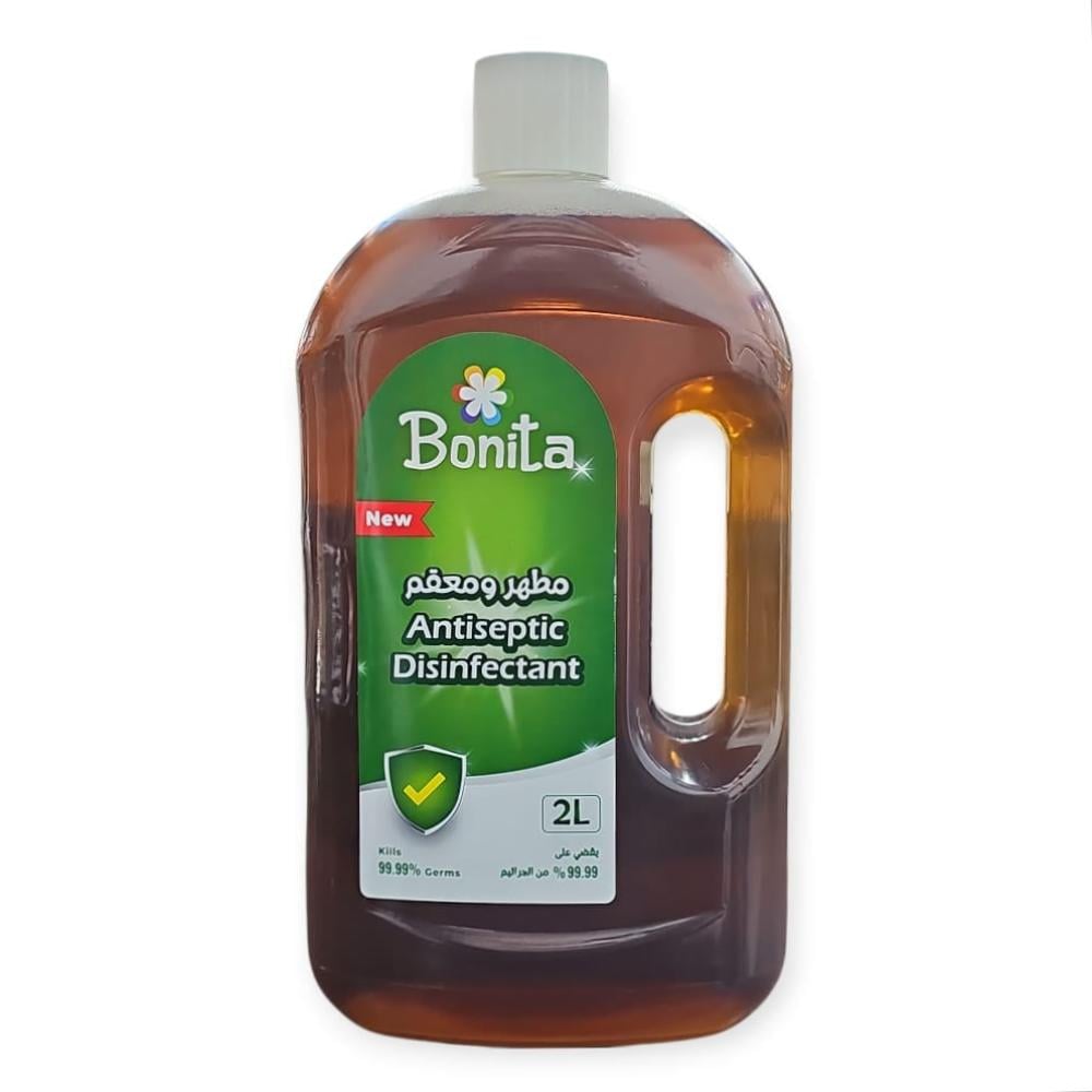 مطهر ومعقم – 2 لتر – يقضي على 99.99٪ من الجراثيم | Bonita