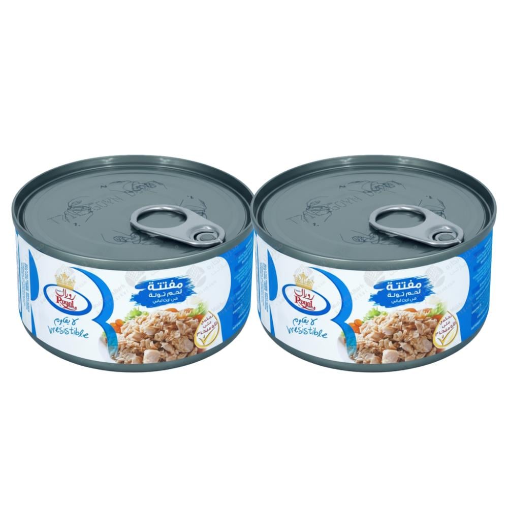 تونا مفتتة من رويال – 2 × 170 جرام