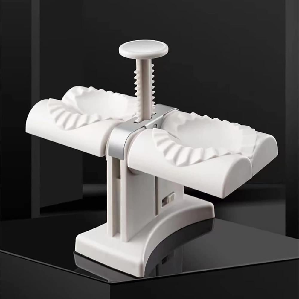 ماكينة صنع الوافل اليدوية الاوتوماتيكية مزدوجة الراس لصنع فطيرة الوافل سريعة في وقت واحد للمنزل والمطبخ والمطعم (2 في 1)