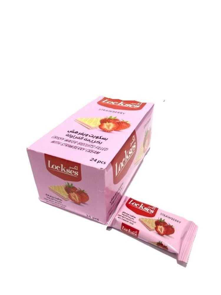 ويفر لكسز بكريمة الفراولة 288 جرام