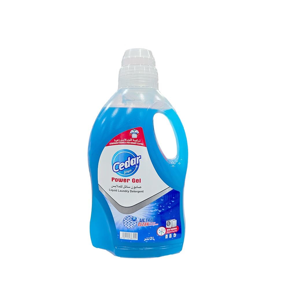 سيدار باور صابون سائل للملابس 2 لتر
