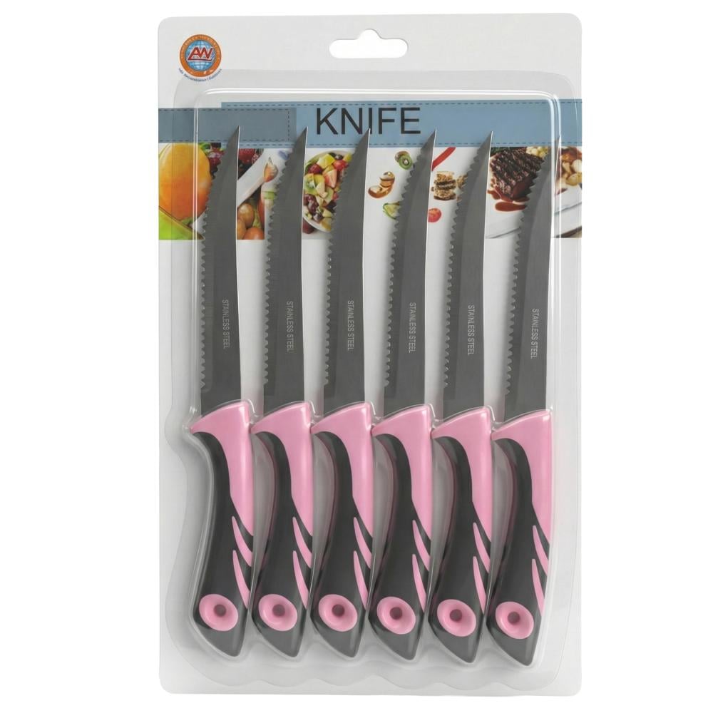 طقم سكاكين فاكهة 6ح بكرت الوسام-AL-3334