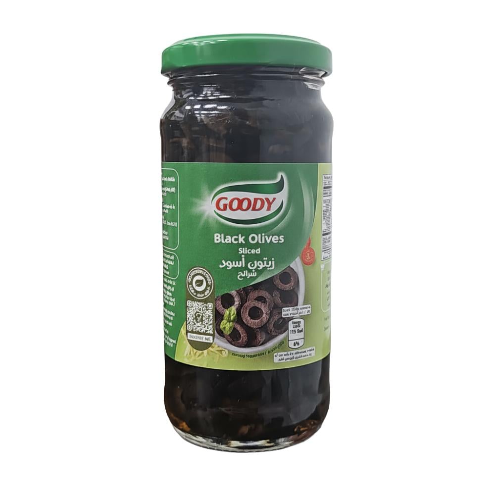 شرائح زيتون أسود من قودي – 240 جم