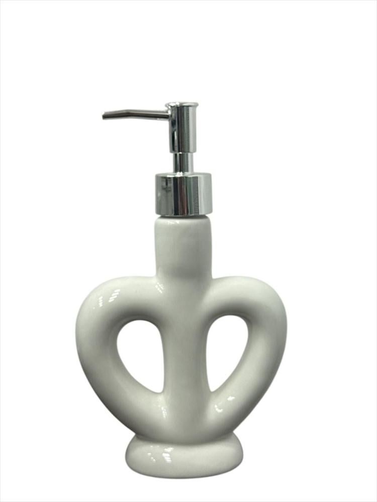موزع صابون  زجاجة مضخة لوشن سيراميك مع نقش مصقول وعتيق ، ديكور منزلي للحمام أو المطبخ