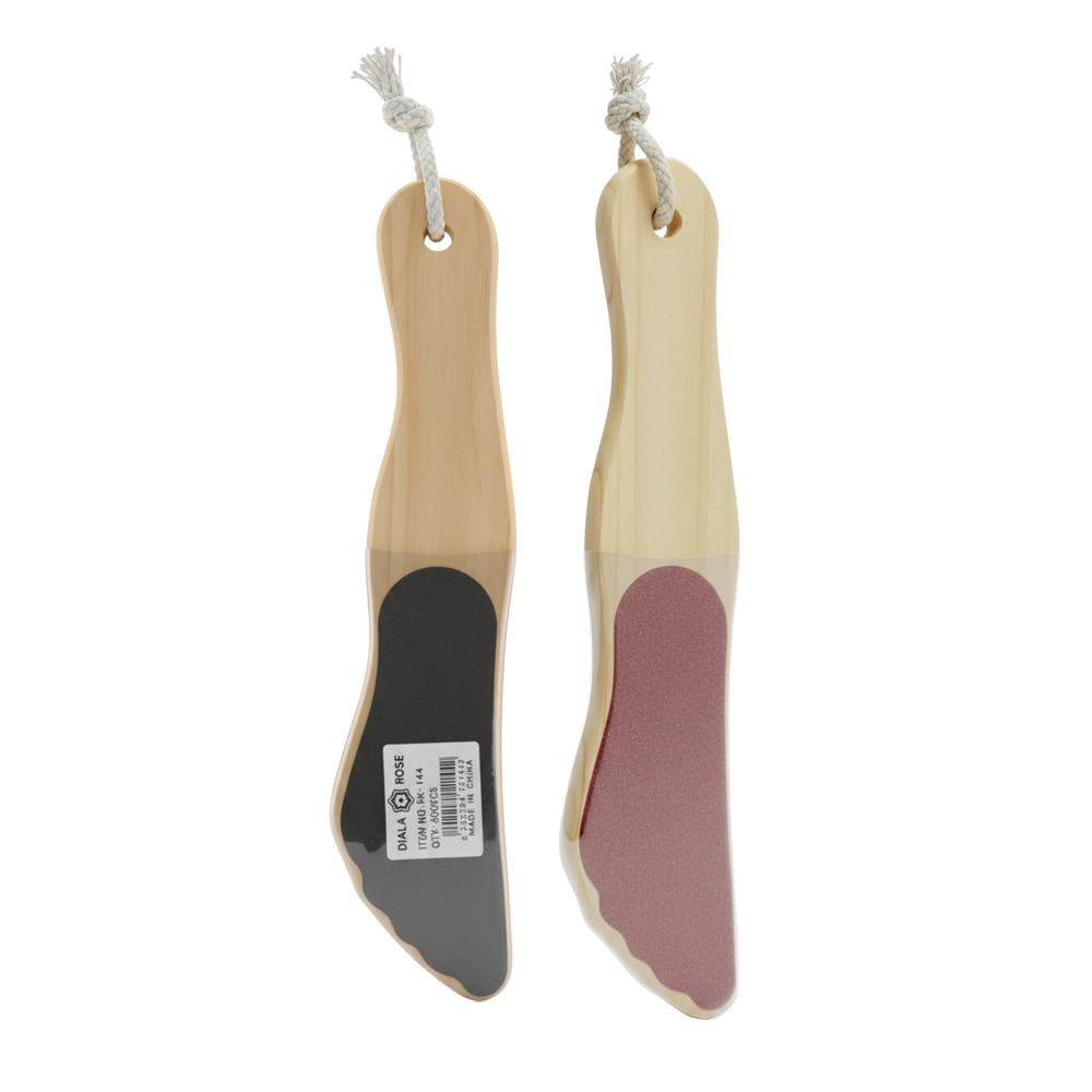 مبرد قدم خشبي وجهين من ديالا روز - BK- 144